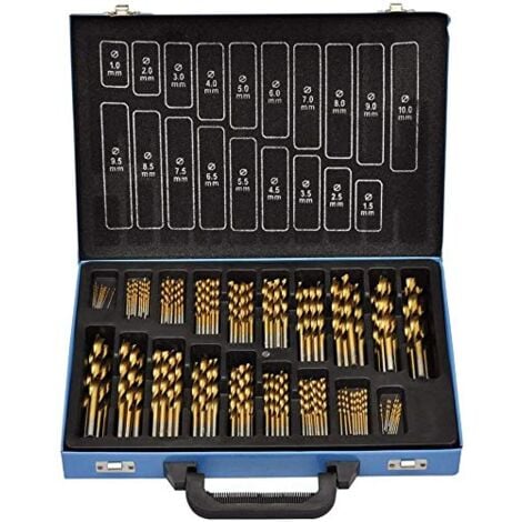 Forets métaux HSS taille meule diamétre 1,5 mm par lot de 10 -DRAKKAR  TOOLS-- S14951 - MATOUTILS