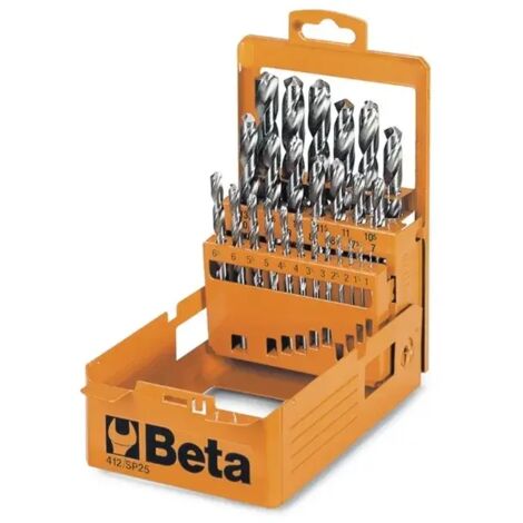 jeu de forets en acier inoxydable beta 412/sp19