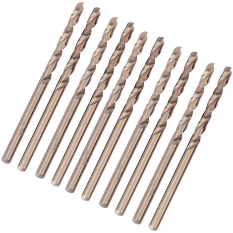Jeu de forets en cobalt M35 HSS-CO pour le perçage de l'acier inoxydable (3,2 mm)