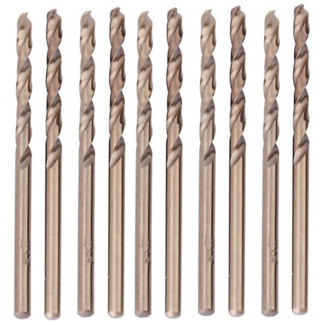 Jeu de forets en cobalt M35 HSS-CO pour le perçage de l'acier inoxydable (5,0 mm)
