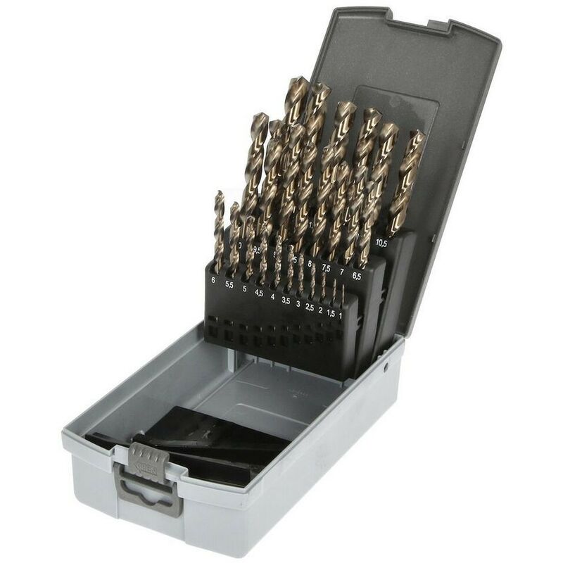 Le Sanitaire - Set trapano HSS-Co per acciaio inox...