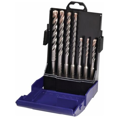 Jeu de forets marteaux Multicutter SDS-Plus 7 pièces SDS-Plus boîte en plastique