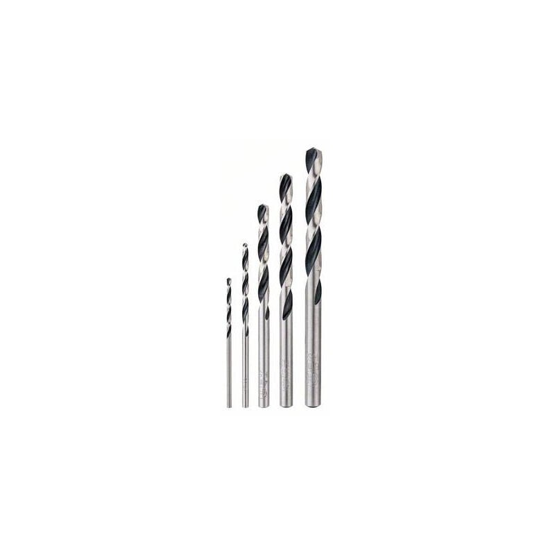 Bosch - accessories 2608577345 jeu de forets pour le métal 3 mm, 4 mm, 5 mm, 6 mm, 2 mm 1 set