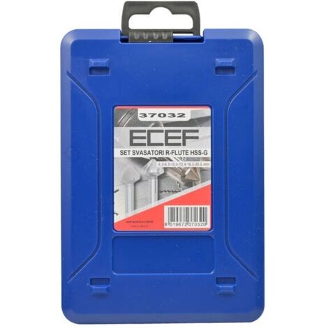 Jeu de fraises coniques pour le métal Ecef HSS-G TeknoXp 6 3-20 5 mm 6 unités