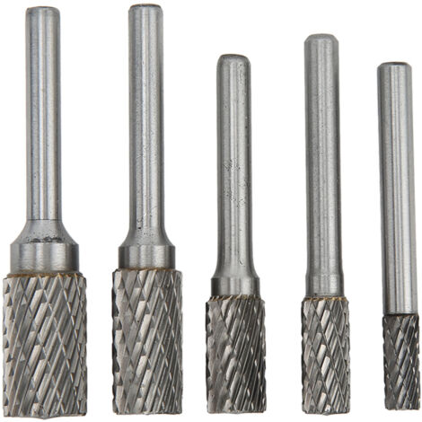 Jeu de fraises rotatives au carbure - 6mm, parfait pour métal, bois, bijoux et polissage