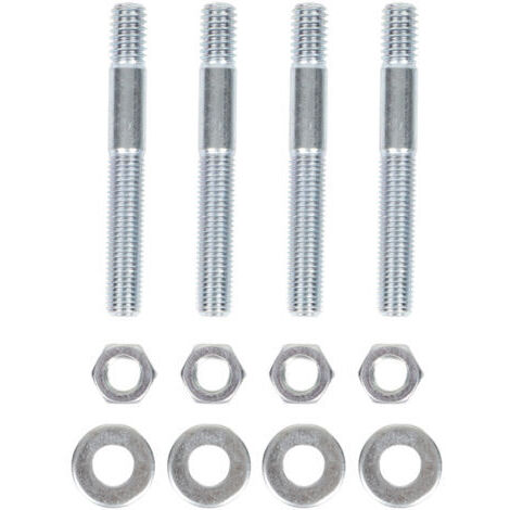 Jeu de Goujons de Carburateur, Haute dureté 4 Pièces Matériel de Carburateur Stable de Haute Précision 2-1/2in pour Collecteur d'admission de Filetage 5/16in.