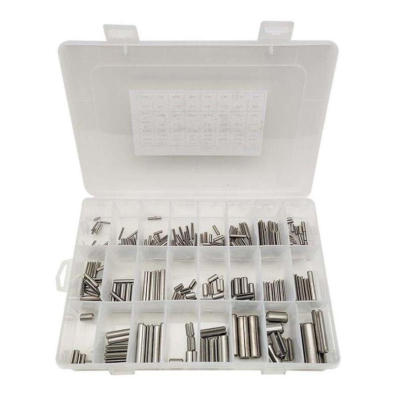 Jeu De Goupilles Cylindriques, 280 Pièces Kit D'assortiment De Goupilles D'expansion Fendues Pour la Réparation Automobile De Rénovation Domiciliaire,