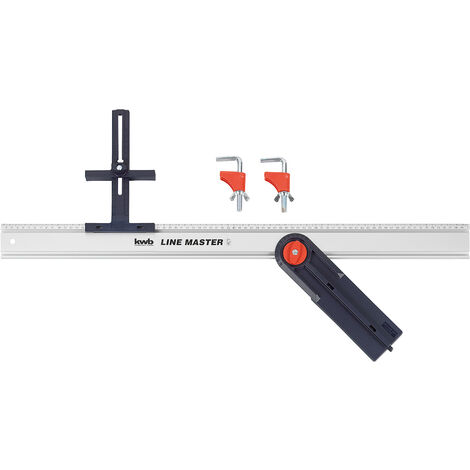 Jeu de guides de précision pour le travail du bois Line Master KWB 49784008