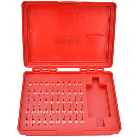 Jeu de jauges en acier à goupille, outil portable et précis pour la mesure des diamètres de trous, type universel, adapté aux contrôles professionnels d’entailles et de positionnement