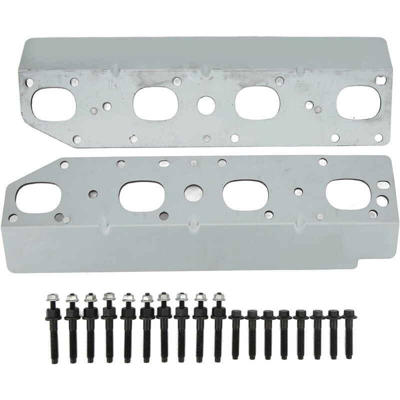 YB - Jeffergarden Jeu de joints de collecteur d'échappement avec goujons de boulons 05045495AA Remplacement pour dodge challenger ram 5.7L