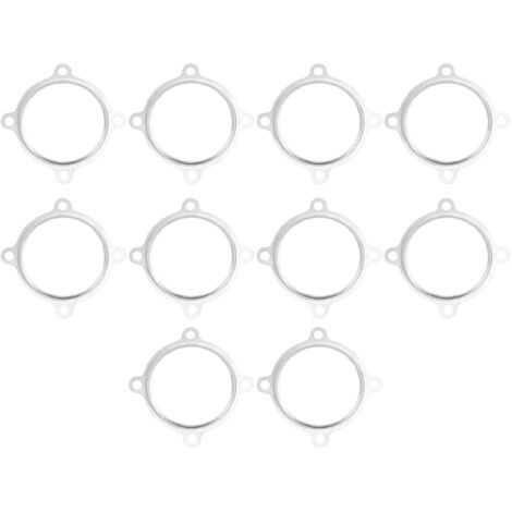Jeu de Joints de Tuyau de Descente, 4 Boulons 3 Pouces en Acier Inoxydable Joint de Tuyau de Descente d'échappement pour GT30 GT35 T3 T2 T4 T6.