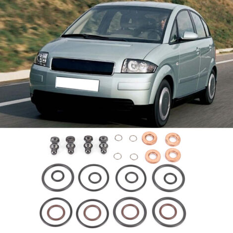Jeu de joints et bagues pour injecteurs diesel Audi A2 A3 A4 (038198051C)