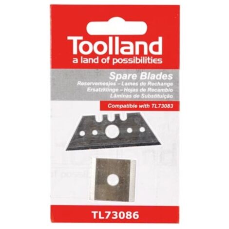 JEU DE LAMES DE RECHANGE CARRÉES TRIANGULAIRES - 2 PCS VELLEMAN TL73086