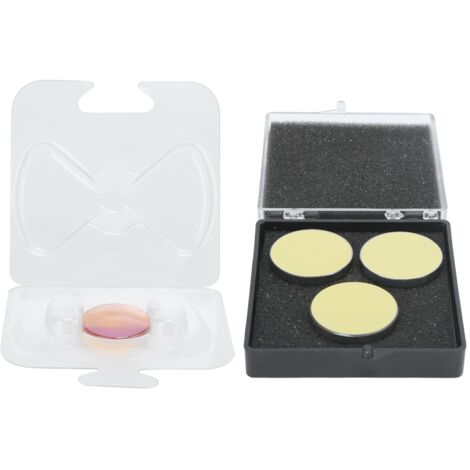 Jeu de Lentilles Laser 3 Pièces avec Miroir Réfléchissant et Lentille de Focalisation pour Machine de Gravure 25‑2050.8