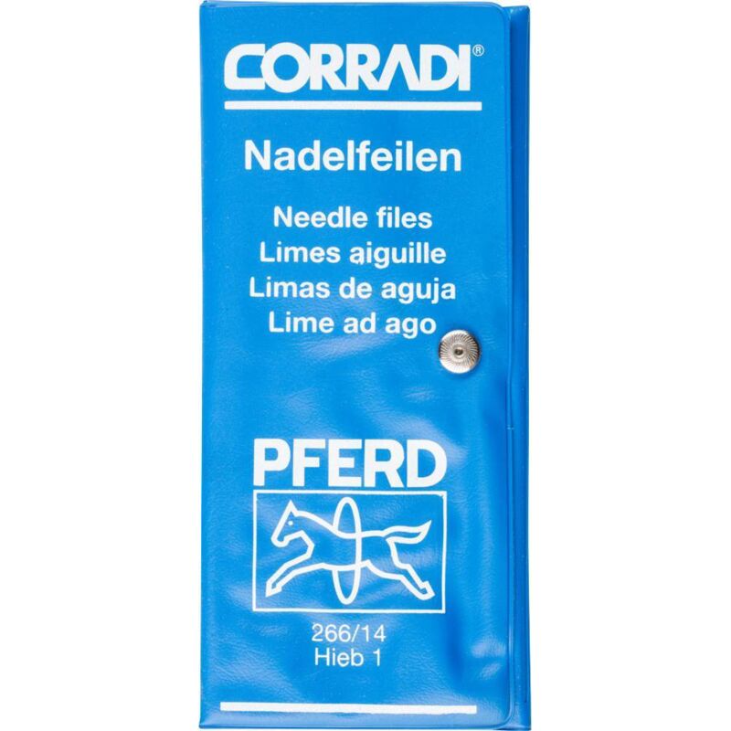 Pferd - 12313062 set de limes à aiguille corradi Swiss Hieb 1 dans un sac à roulettes en pvc Longueur 140 mm 1 pc(s)