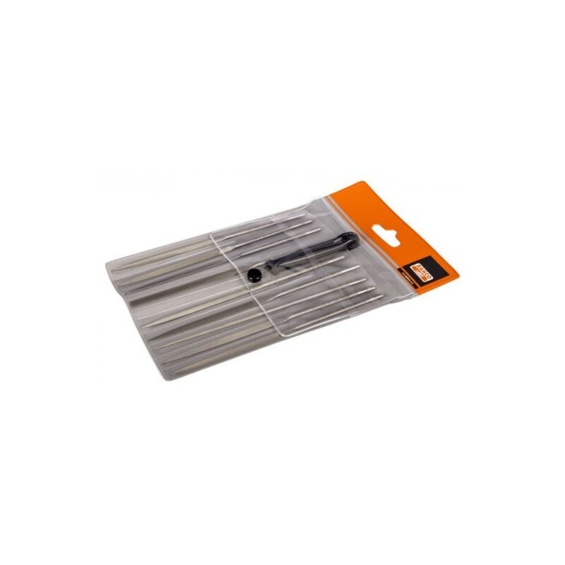 Jeu de limes aiguilles mi-douces, sans manche, 160 mm - 9 pcs - Bahco