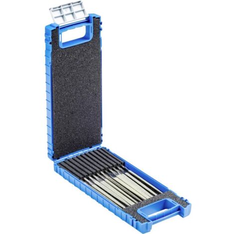 Jeu de limes aiguilles diamantées longueur 140 mm 11 pièces D 181 PFERD