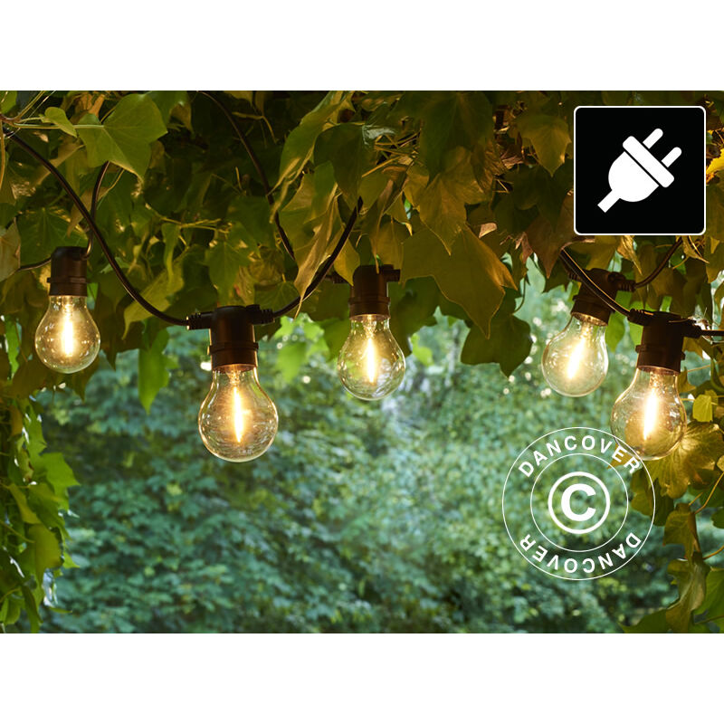 Dancover - Jeu de lumières led supplémentaires, Tobias, 4,5m, Clear