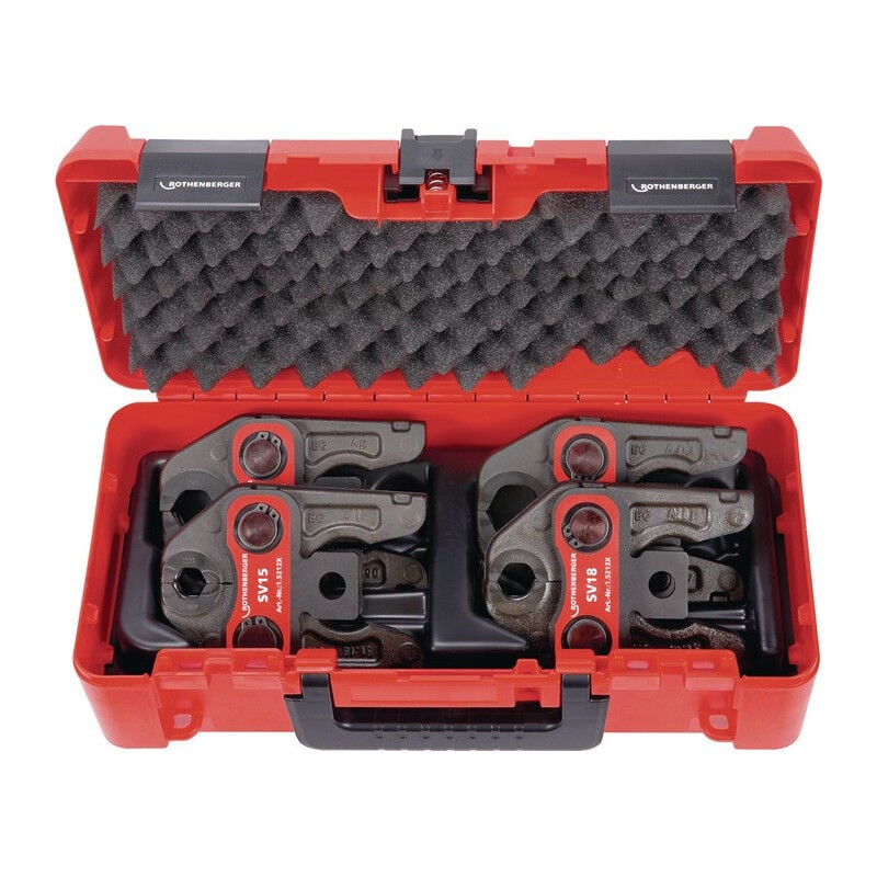 Jeu de mâchoires de pressage 32 kN larg. nom. 16-20-26 mm Type TH ROTHENBERGER