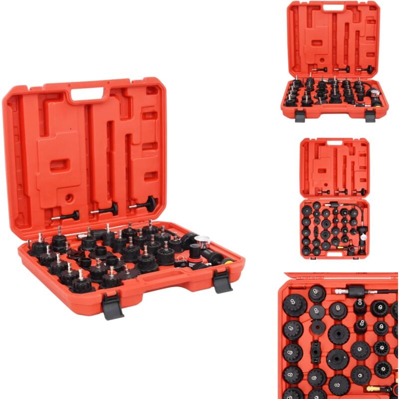 Vidaxl - Jeu de manomètres pour réservoir d'eau de voiture 32 pcs - Jauge De Pression - Détection De Fuite - Liquide De Refroidissement - Outil