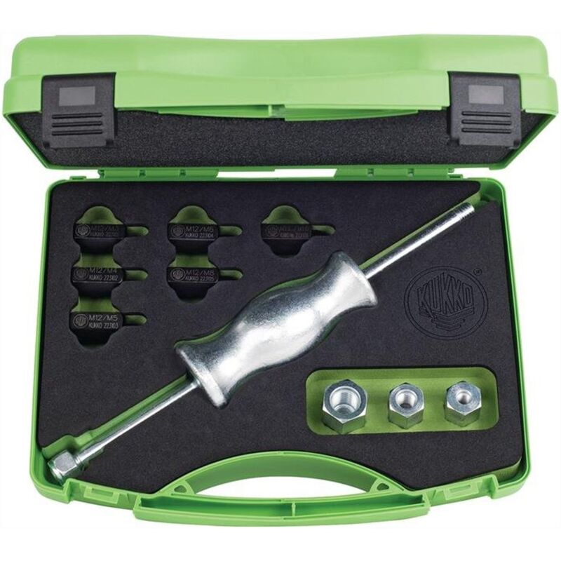 Jeu de marteaux à coulisse KS-22-01 10 pcs. dans coffret en plastique