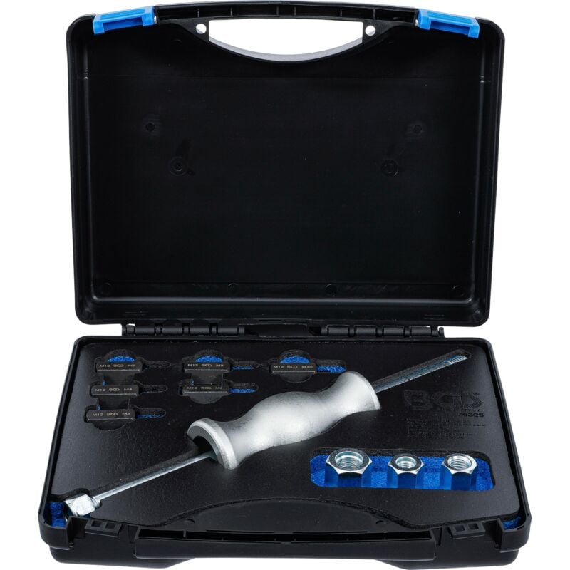 Bgs Technic - Jeu de masses à inertie avec adaptateurs filetés 12 pièces