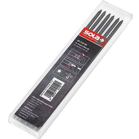 Jeu de mines de rechange Sola TML2 gris pour marqueurs de trous de forage