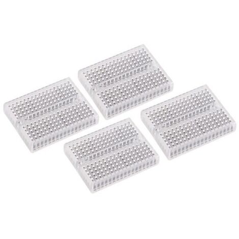 Jeu de mini platines d'expérimentation - 170 points de connexion - 4 pcs