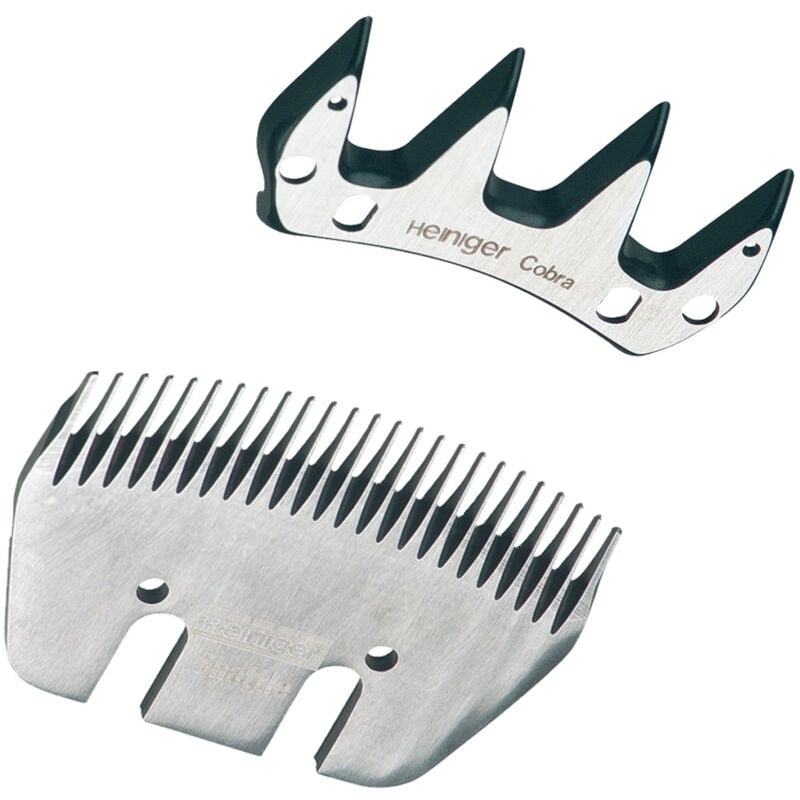 Heiniger - Jeu de peignes 25 et 4 dents pour tondeuse bovin