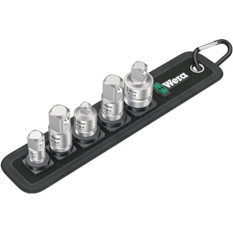 Jeu de pièces de liaison 781/5 Set 5 pièces avec support WERA