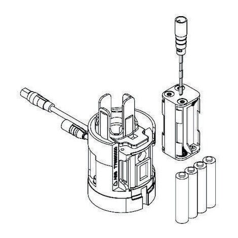 Jeu de pièces détachées électroniques PURIS 140 mm, fonctionnement sur batterie, avant 10/2015 SCHELL