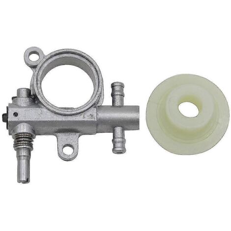 jeu de pièces détachées pour tronçonneuse 2500/3800 : pompe à huile avec engrenage à vis sans fin, compatible avec les tronçonneuses 25 cm³/3 cm³.