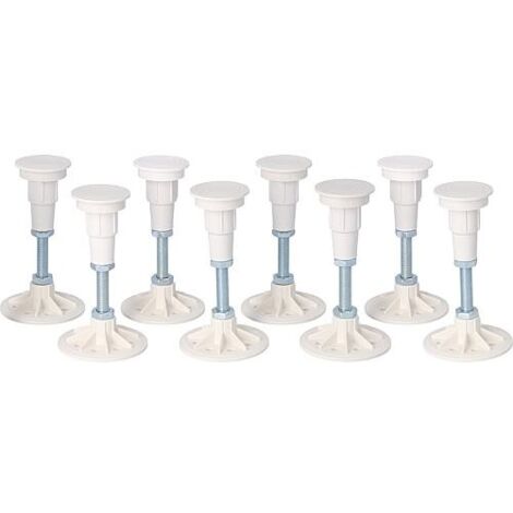 Jeu de pieds 8 pièces, fixation par vis, adapté à DW Douron 1000 - 1400 mm