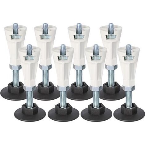 Jeu de pieds 8 pièces, fixation par vis, adapté à DW Lendou 1000 - 1400 mm