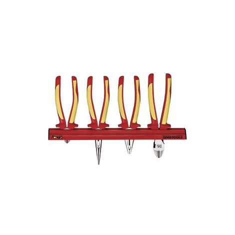 Jeu de pinces 1000V sur support mural Teng Tools WRMBV04-1