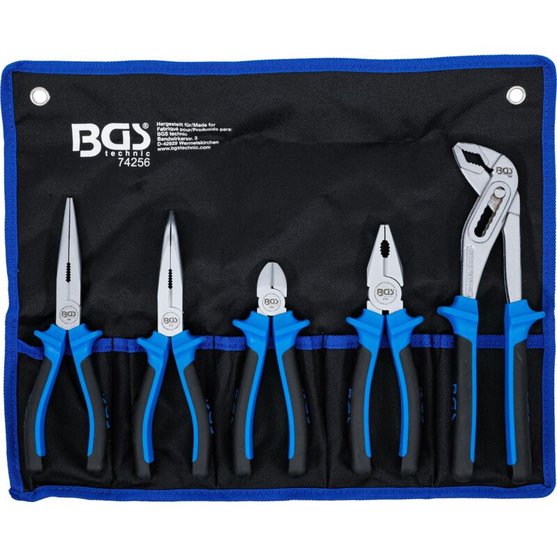 Jeu de pinces 5 pièces