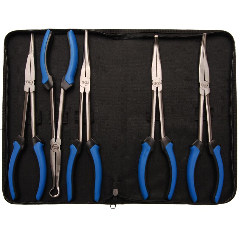 Bgs Technic - Jeu de pinces à bec long 290 mm 5 pièces