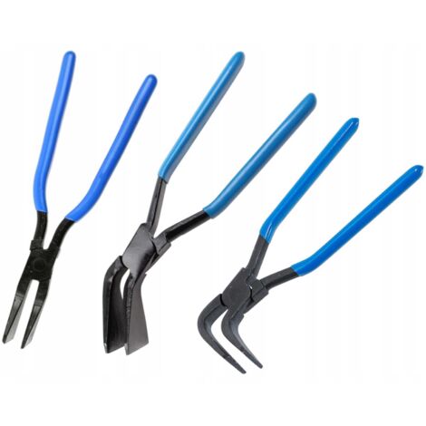Jeu de pinces à plier la tôle 3 pièces.