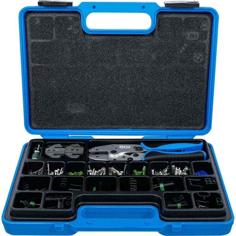 Bgs Technic - Jeu de pinces à sertir avec des connecteurs étanches à l'eau 220 pièces