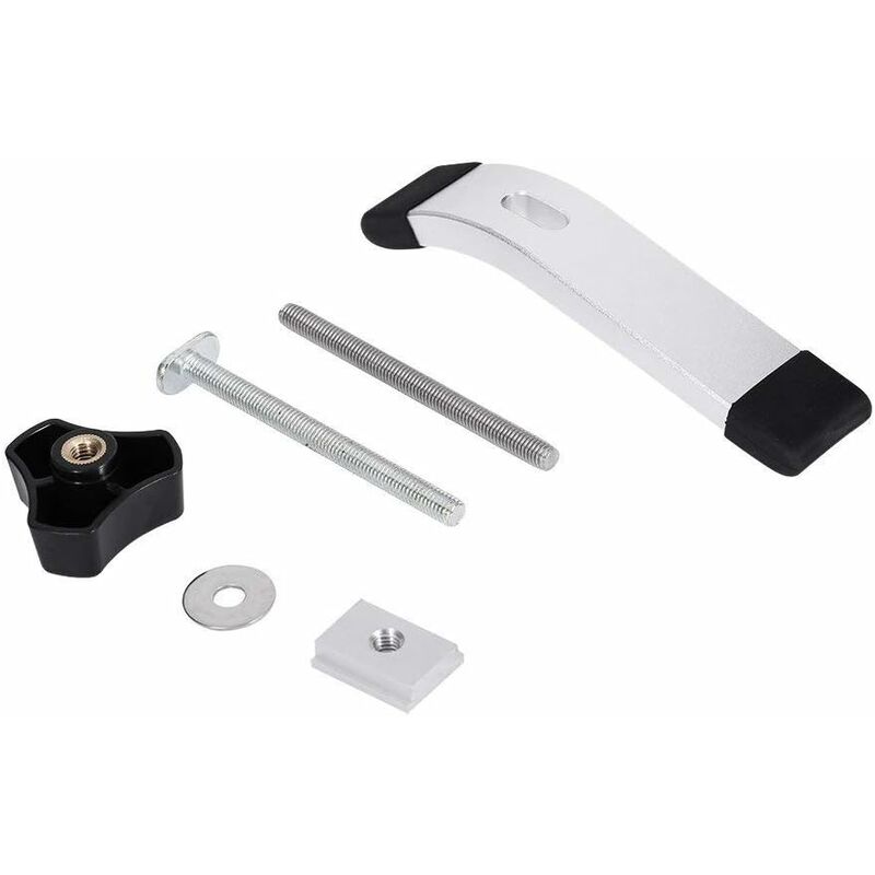 Jeu de pinces de maintien à action rapide en métal pour outil de menuiserie T-Slot pour bois