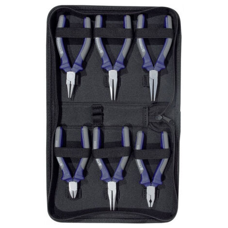 Jeu de pinces électroniques DIN/ISO9654/55 6 pièces 6 pinces PROMAT