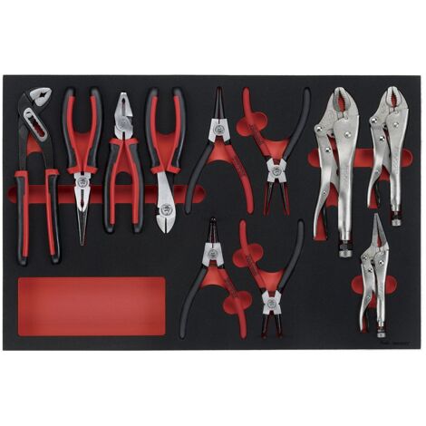 Jeu de pinces Foam4x4 tray 11 pièces Teng Tools TTEMB11