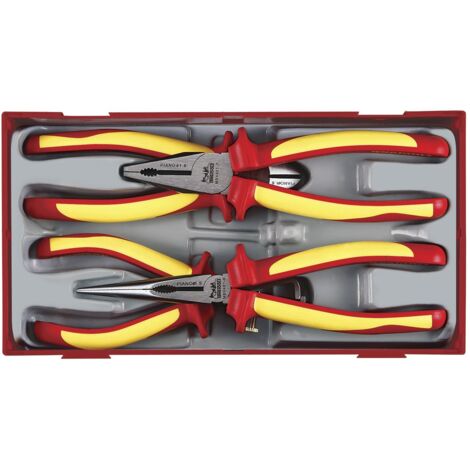 Jeu de pinces isolées, 1000V  TENGTOOLS TTV440 4 pièces 117490102