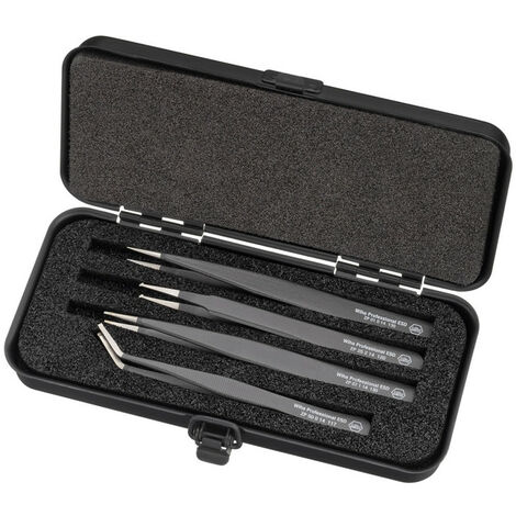 Jeu de Pincettes Smd Professional ESD 4 Pièces 32349