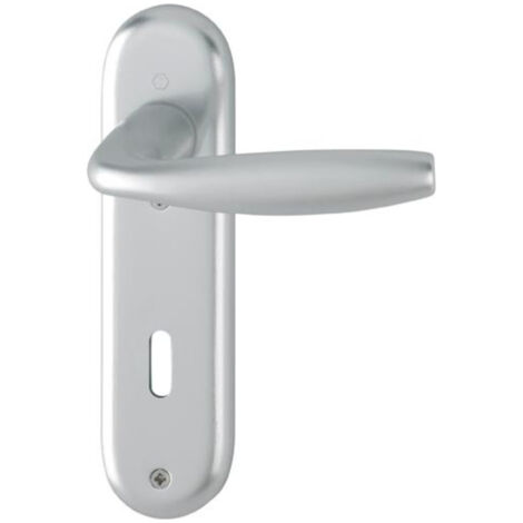 Jeu de plaques courtes NY 1810/273KP Aluminium F1 OB poignée de porte.