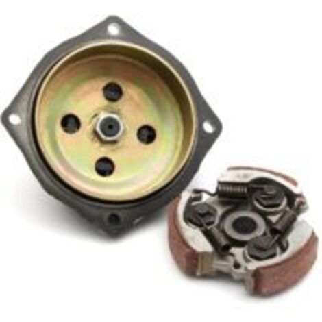 Jeu de plaquettes de frein et d'embrayage DOLASO à 6 dents pour minimotos et quads Pocket Bike 47cc et 49cc