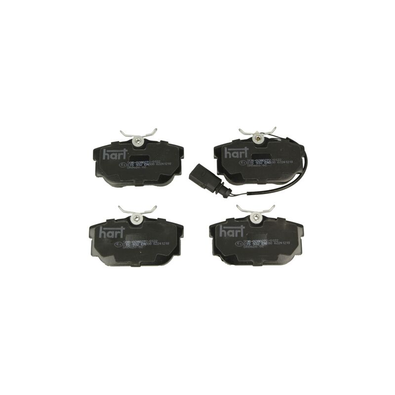 Jeu de plaquettes de frein, freins à disque HART 215 932