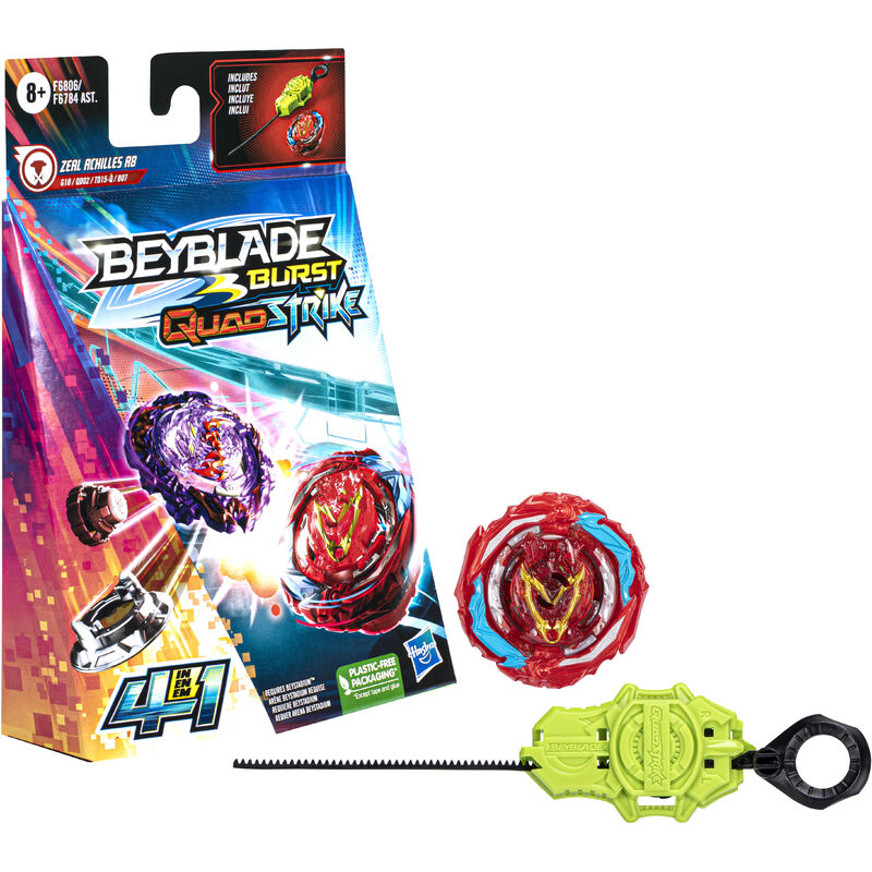Jeu de plein air Beyblade burst quadstrike starter pack modèle aléatoire F6784EU4