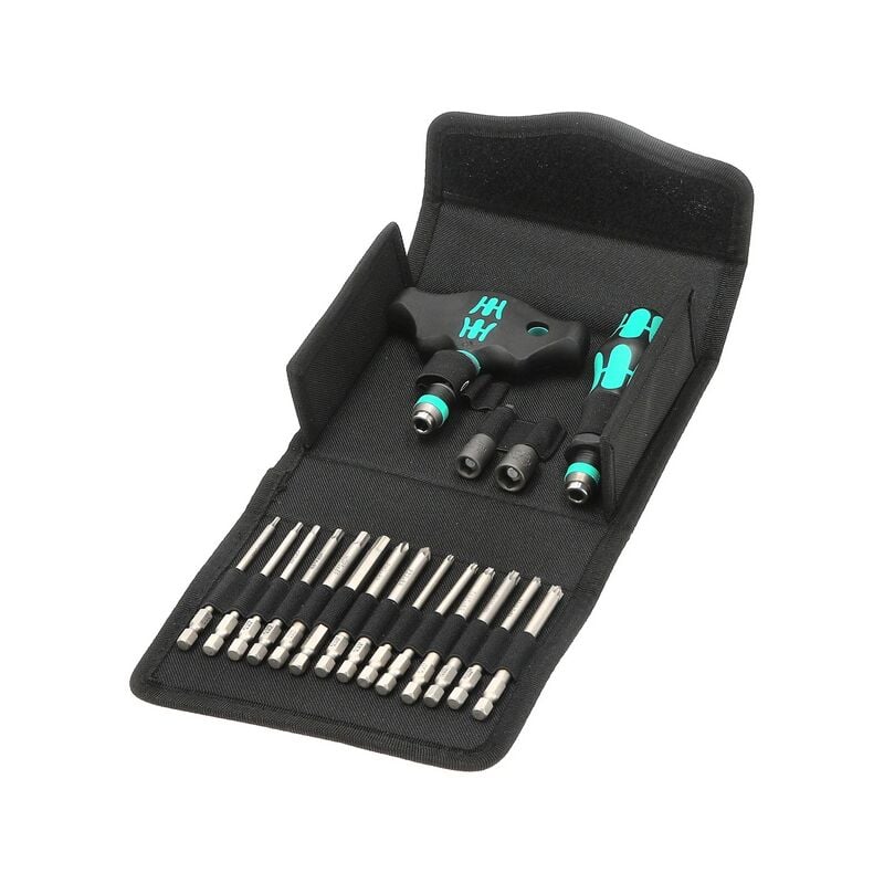 Wera - Jeu de poignées à cliquet transversales pour embouts 1/4''