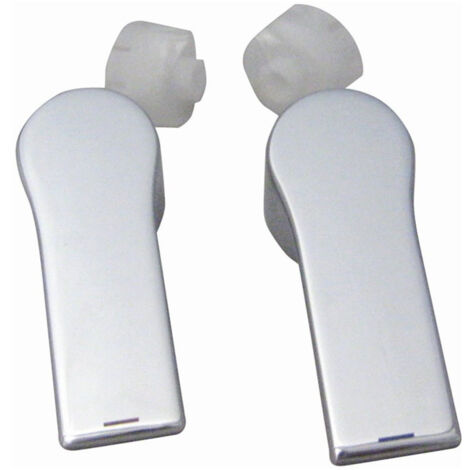 Jeu de poignées ZENTA SL chrome, pour raccords 4 trous KLUDI
